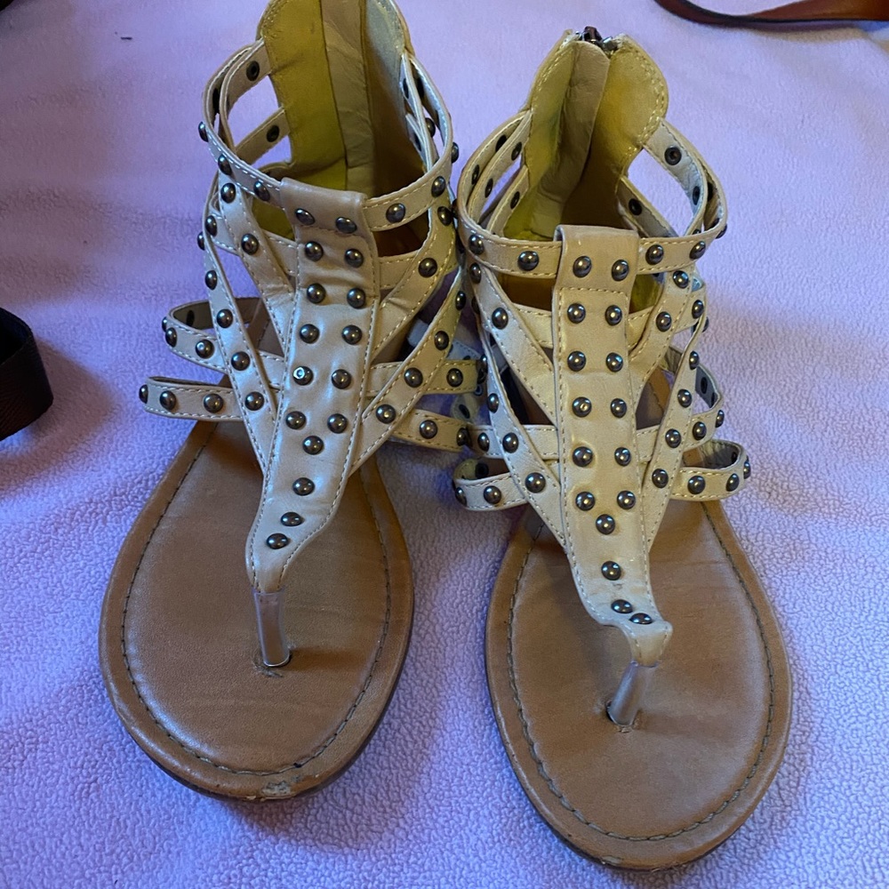 tan sandals